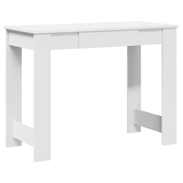vidaXL kirjutuslaud valge 100x45x75 cm Engineered Wood