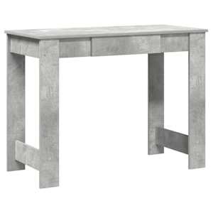 Psací stůl betonově šedý 100x45x75 cm dřevotříska - obrázek 2