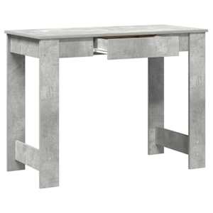 Psací stůl betonově šedý 100x45x75 cm dřevotříska - obrázek 5