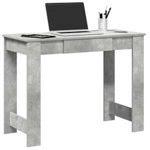 Psací stůl betonově šedý 100x45x75 cm dřevotříska - obrázek 1