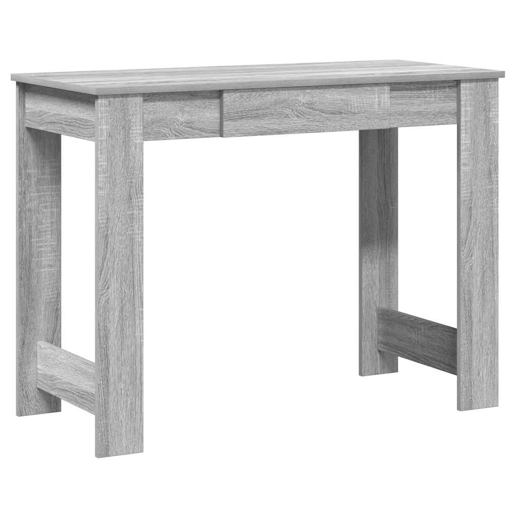 vidaXL Psací stůl šedý sonoma 100x45x75 cm dřevotříska