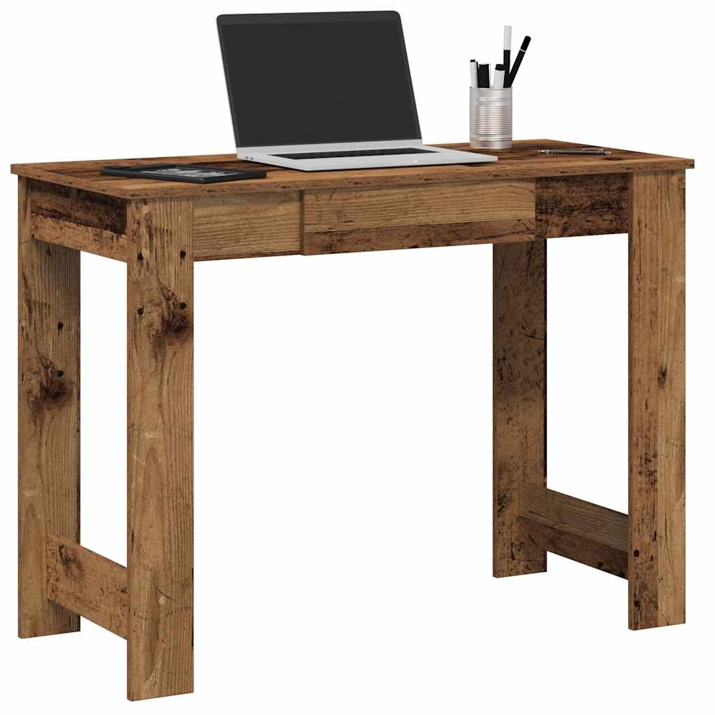 vidaXL Schreibtisch Altholz-Optik 100x45x75 cm Holzwerkstoff