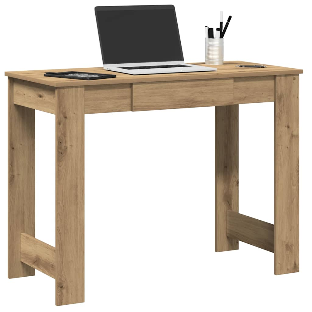 vidaXL Schreibtisch Artisan-Eiche 100x45x75 cm Holzwerkstoff