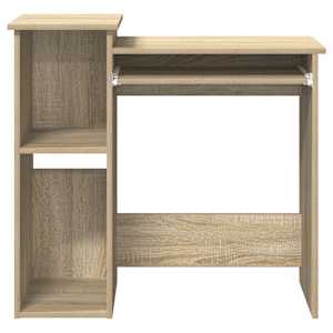 Psací stůl s policemi dub sonoma 84x40x78 cm kompozitní dřevo - obrázek 5