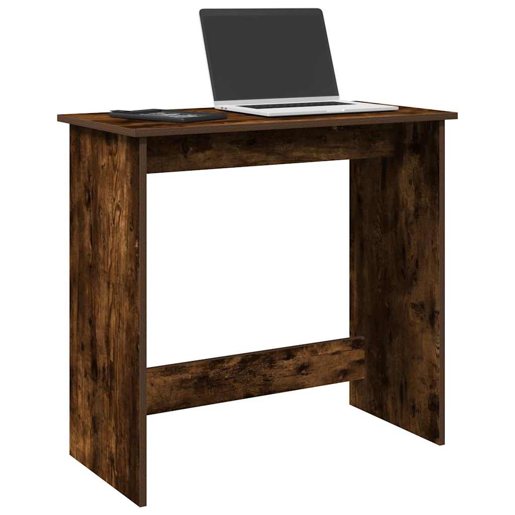 vidaXL Schreibtisch Räuchereiche 80x40x75 cm Holzwerkstoff