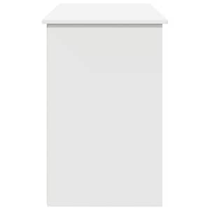 Psací stůl bílý 102 x 50 x 75 cm kompozitní dřevo - obrázek 6
