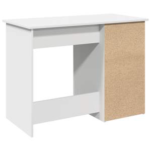 Psací stůl bílý 102 x 50 x 75 cm kompozitní dřevo - obrázek 7