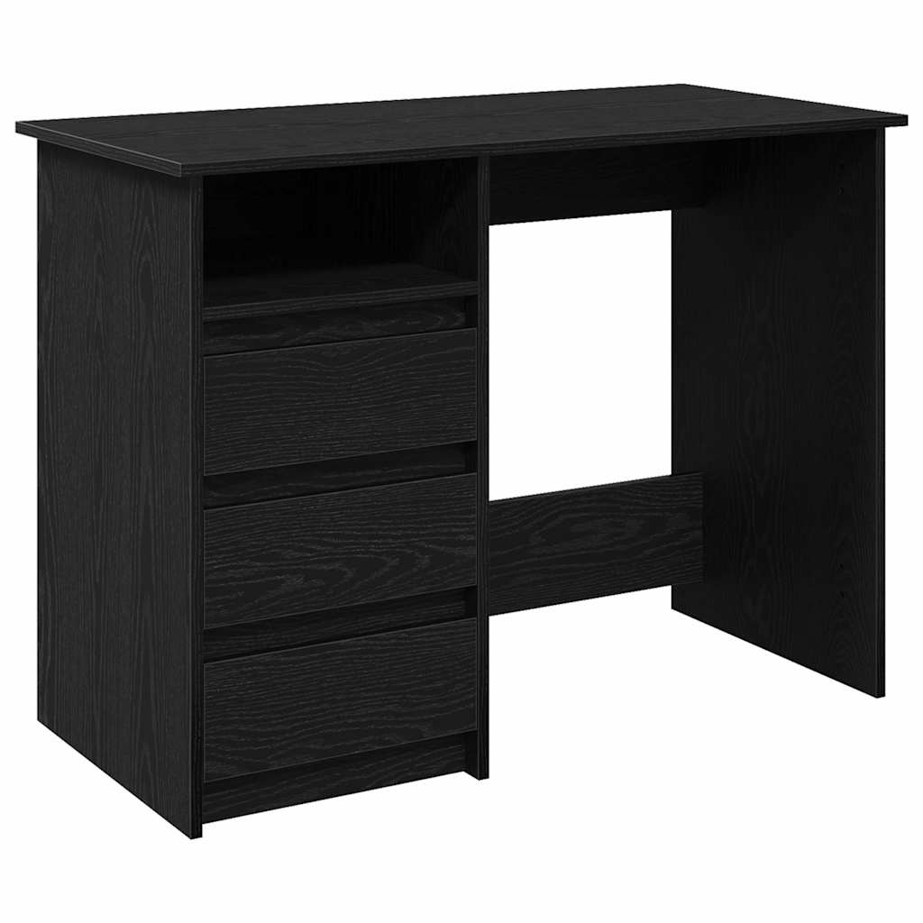 Thumbnail - vidaXL Schreibtisch Schwarz 102x50x75 cm Holzwerkstoff