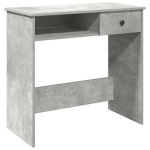 Psací stůl betonově šedý 80 x 40 x 75 cm dřevotříska - obrázek 2