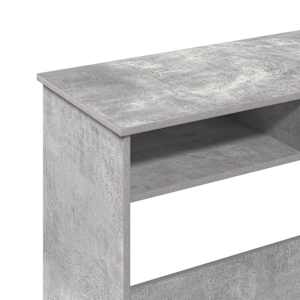 Psací stůl betonově šedý 80 x 40 x 75 cm dřevotříska - obrázek 9