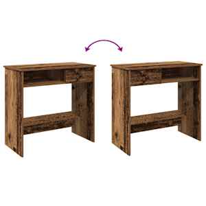 Psací stůl old wood 80 x 40 x 75 cm kompozitní dřevo - obrázek 8