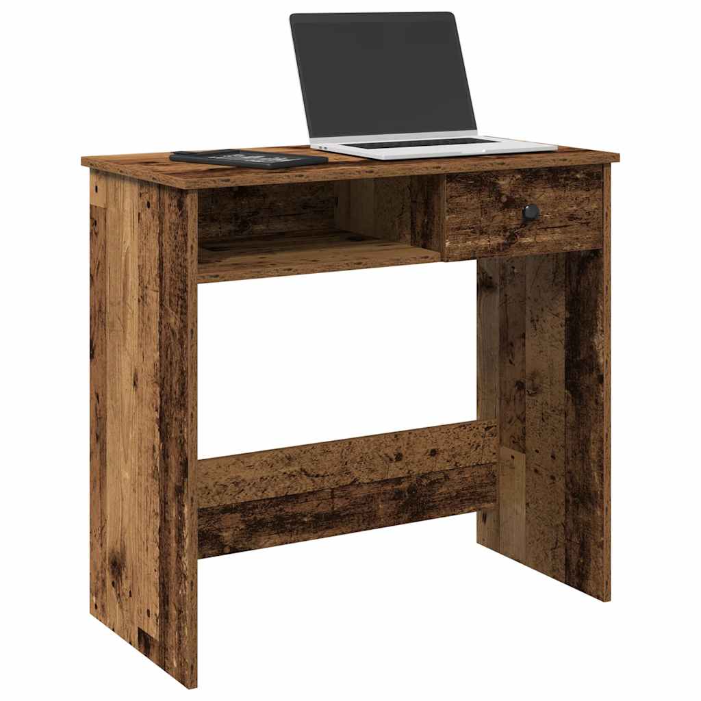 vidaXL Schreibtisch Altholz-Optik 80x40x75 cm Holzwerkstoff