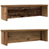 vidaXL k&ouml;&ouml;giriiulid virnastatavad 2 tk, vana puit, 50x15x16 cm