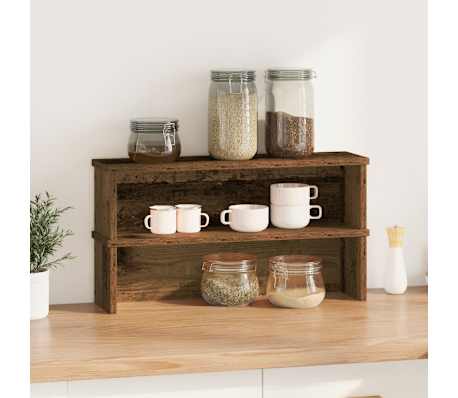 vidaXL Eldh&uacute;sgrind Staflanlegur 2 stk 50x15x16 cm Samsettur Vi&eth;ur