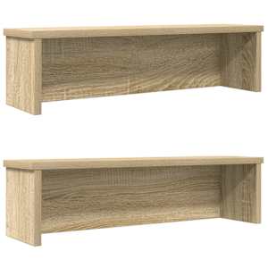 kuchyňské regály stohovatelné 2 pcs dub sonoma 60x15x16 cm - obrázek 1