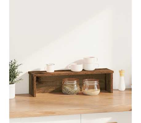 vidaXL Keitti&ouml;teline Pinottava Vanha Puu 60x15x16 cm Teknillinen puu