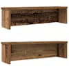 vidaXL k&ouml;&ouml;giriiulid virnastatavad 2 tk, vana puit, 60x15x16 cm
