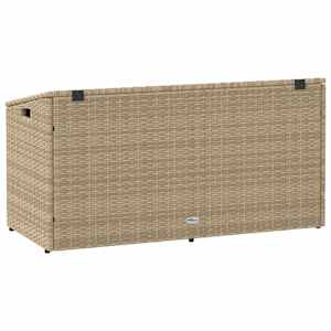 Zahradní úložný box béžový 110 x 50 x 58 cm polyratan - obrázek 6