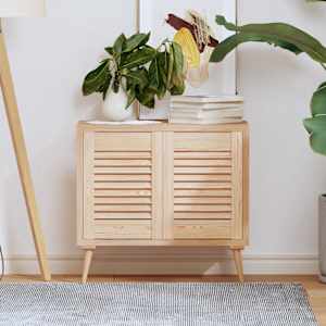 Kabinetna vrata Louvred 2 kosa 39,5x29,5 cm Masivni les Pine