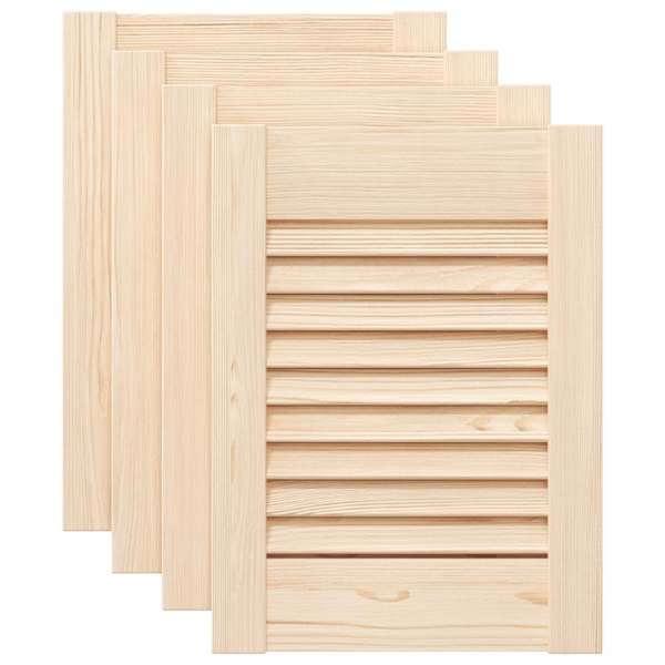 vidaXL kapiuksed v&otilde;redega disain 4 tk 39,5x29,5 cm t&auml;ispuidust m&auml;nd
