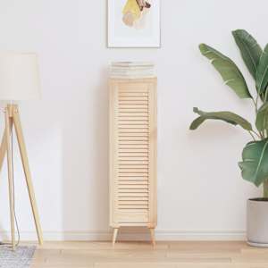 Vrata za omarico z letvicami 99x29,5 cm trdna borovina