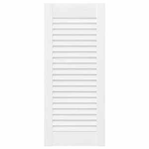 Skříňové dveře Louvred Design Bílý 69x29,5 cm - obrázek 4