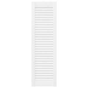 Skříňové dveře Louvred Design 4 ks Bílá 99x29,5 cm - obrázek 4