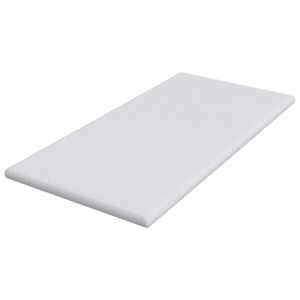 Topper na matraci Bílá 90 x 200 cm Jacquardová tkanina - obrázek 4