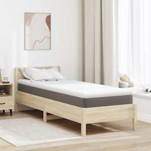 Topper na matraci Bílá 70 x 200 cm Jacquardová tkanina - obrázek 1
