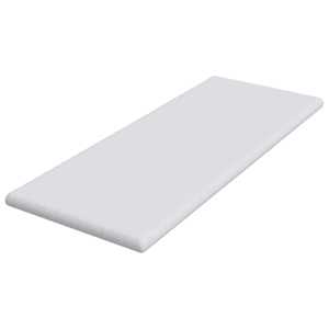 Topper na matraci Bílá 70 x 200 cm Jacquardová tkanina - obrázek 4