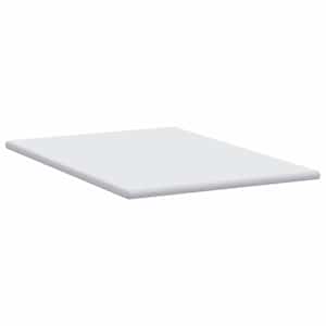 Topper na matraci Bílá 140 x 190 cm Jacquardová tkanina - obrázek 6