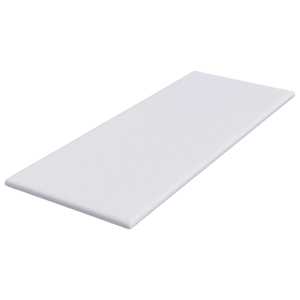 Topper na matraci Bílá 70 x 200 cm Jacquardová tkanina - obrázek 4
