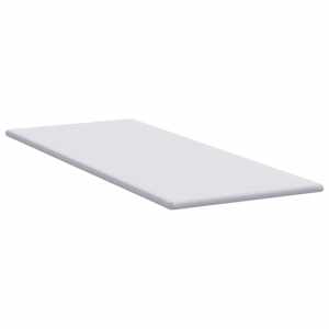 Topper na matraci Bílá 70 x 200 cm Jacquardová tkanina - obrázek 5