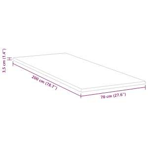 Topper na matraci Bílá 70 x 200 cm Jacquardová tkanina - obrázek 11