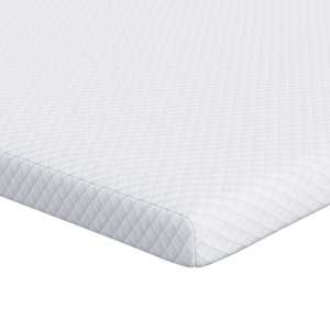vidaXL M&auml;luvahust madratsikate 70 x 200 cm Thick Pehme Valge