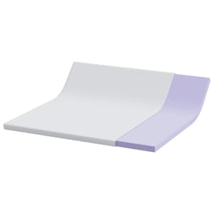 Topper z paměťové pěny 200 x 200 cm Thick Měkký Bílá - obrázek 4
