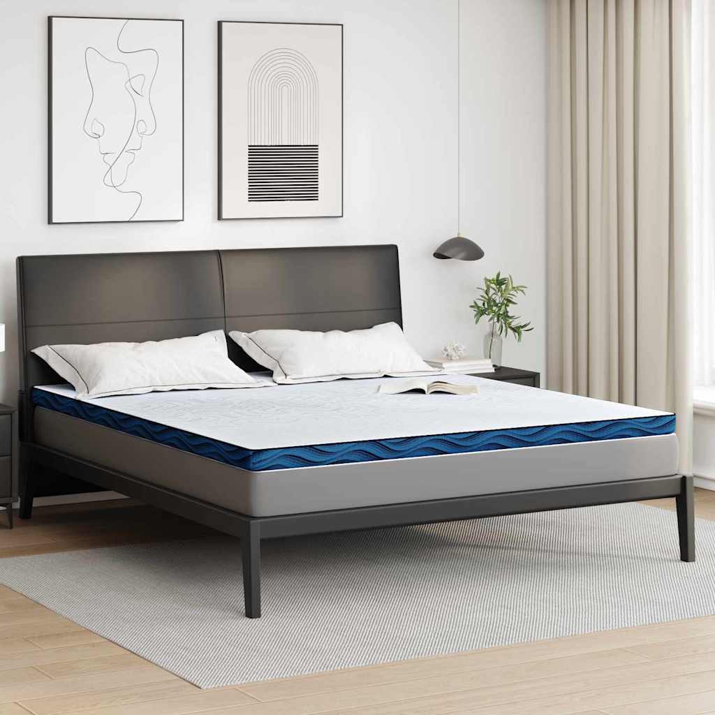 Matraspads Wit en Blauw 200 x 200 cm