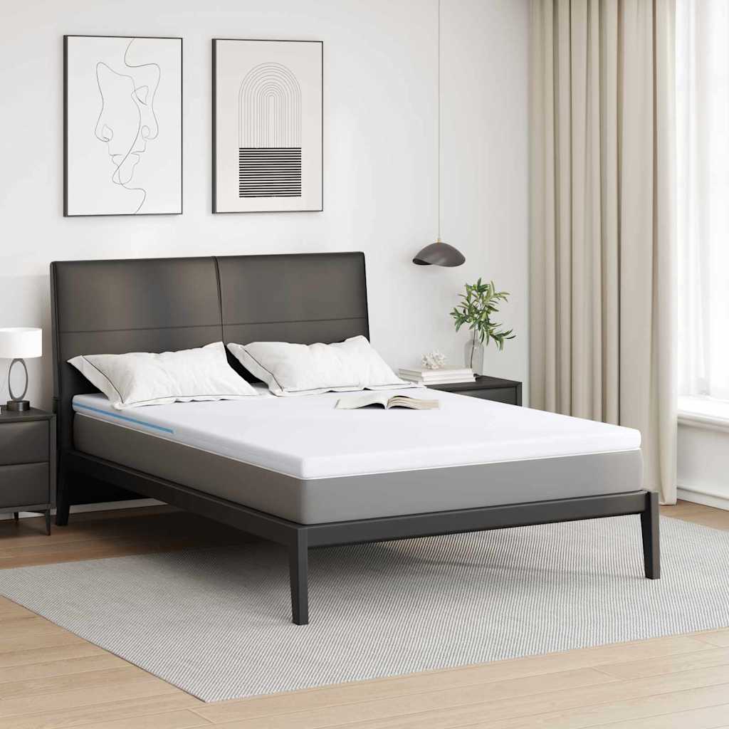Matraspads Wit 160 x 200 cm 100% polyester jacquard stof