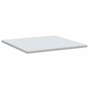 Topper na matraci Bílá 200 x 200 cm Žakárová tkanina - obrázek 6