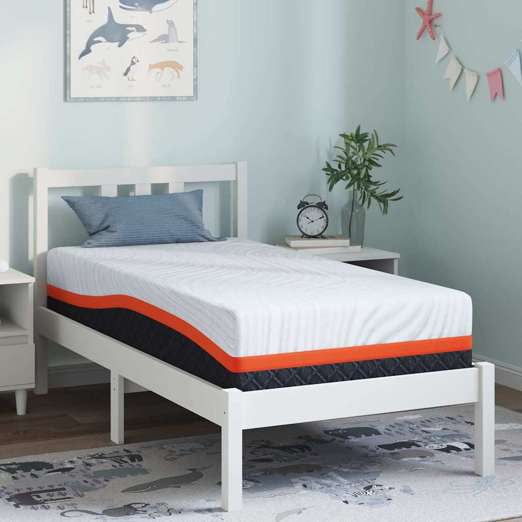 Madrasser Hvid, Grå 80 x 160 cm 100% polyester jacquard stof