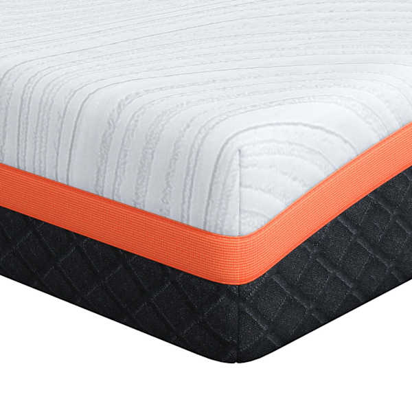 vidaXL Madrats Valge ja must 90 x 200 cm Žakaarkangas