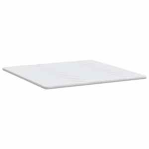 Topper na matraci Bílá 200 x 200 cm Pletená tkanina - obrázek 6