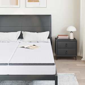 Matrace 2 pcs Bílá a šedá 70 x 190 cm Bonellova pružina - obrázek 3