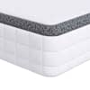 vidaXL Madrats 2 tk Keskmine pehme 70 x 190 cm Valge ja hall
