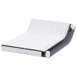Matrace 2 pcs Bílá a šedá 70 x 190 cm Bonellova pružina - obrázek 4