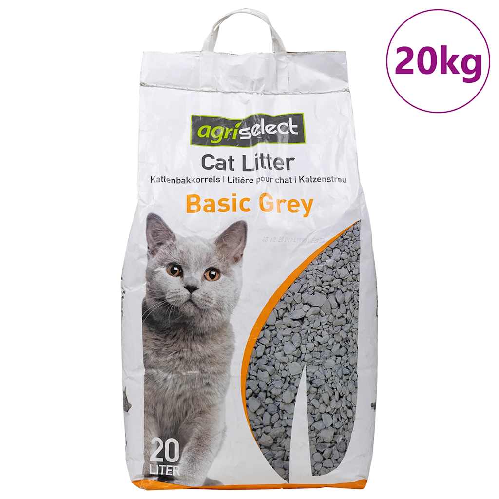 vidaXL Katzenstreu mit Babypuderduft Bentonit 20L