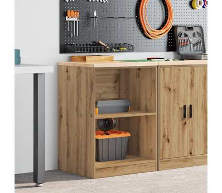 vidaXL Garažni ormar za odlaganje 60x51x85 cm masivne borovine