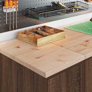 vidaXL Armoire de rangement de garage ch&ecirc;ne marron 30x51x85cm bois pin