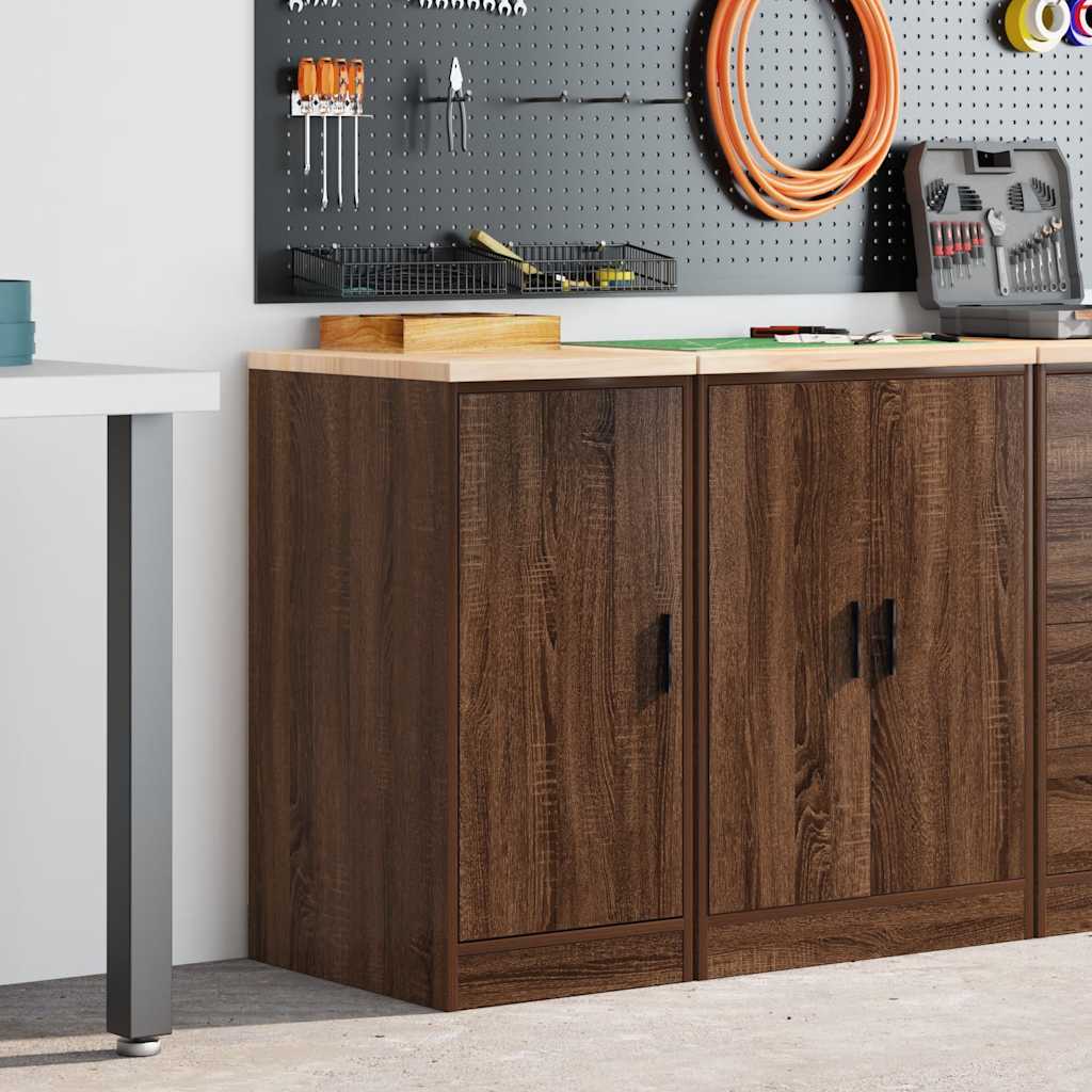 vidaXL Dulap de depozitare pentru garaj Stejar maro 40x51x85 cm