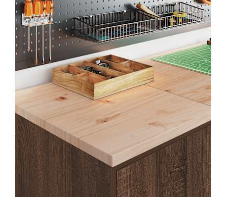 vidaXL Gar&aacute;žov&aacute; skriňa hned&yacute; dub 40x51x85 cm mas&iacute;vna borovica